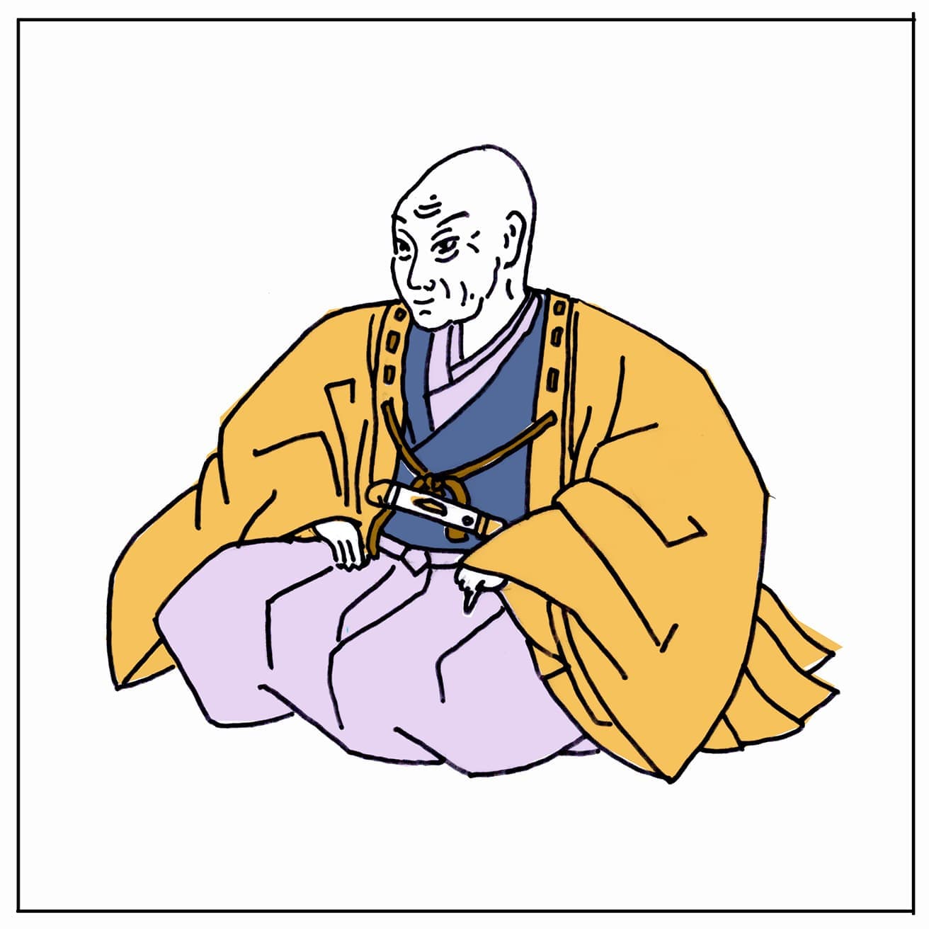 武将、茶人の金森重近。