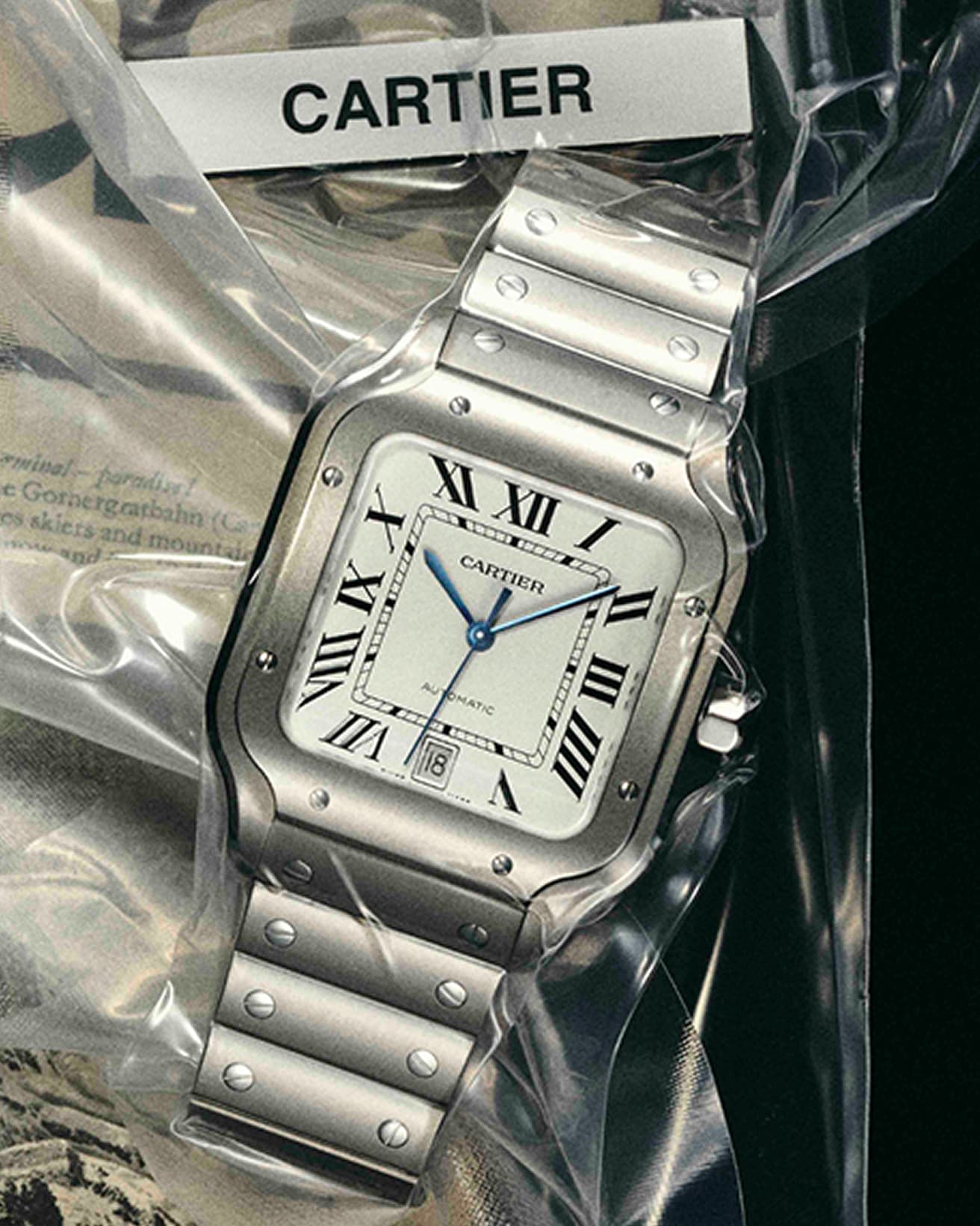 《サントス ドゥ カルティエ》カルティエ/カルティエ カスタ マー サービスセンター TEL 0120 1847 00。