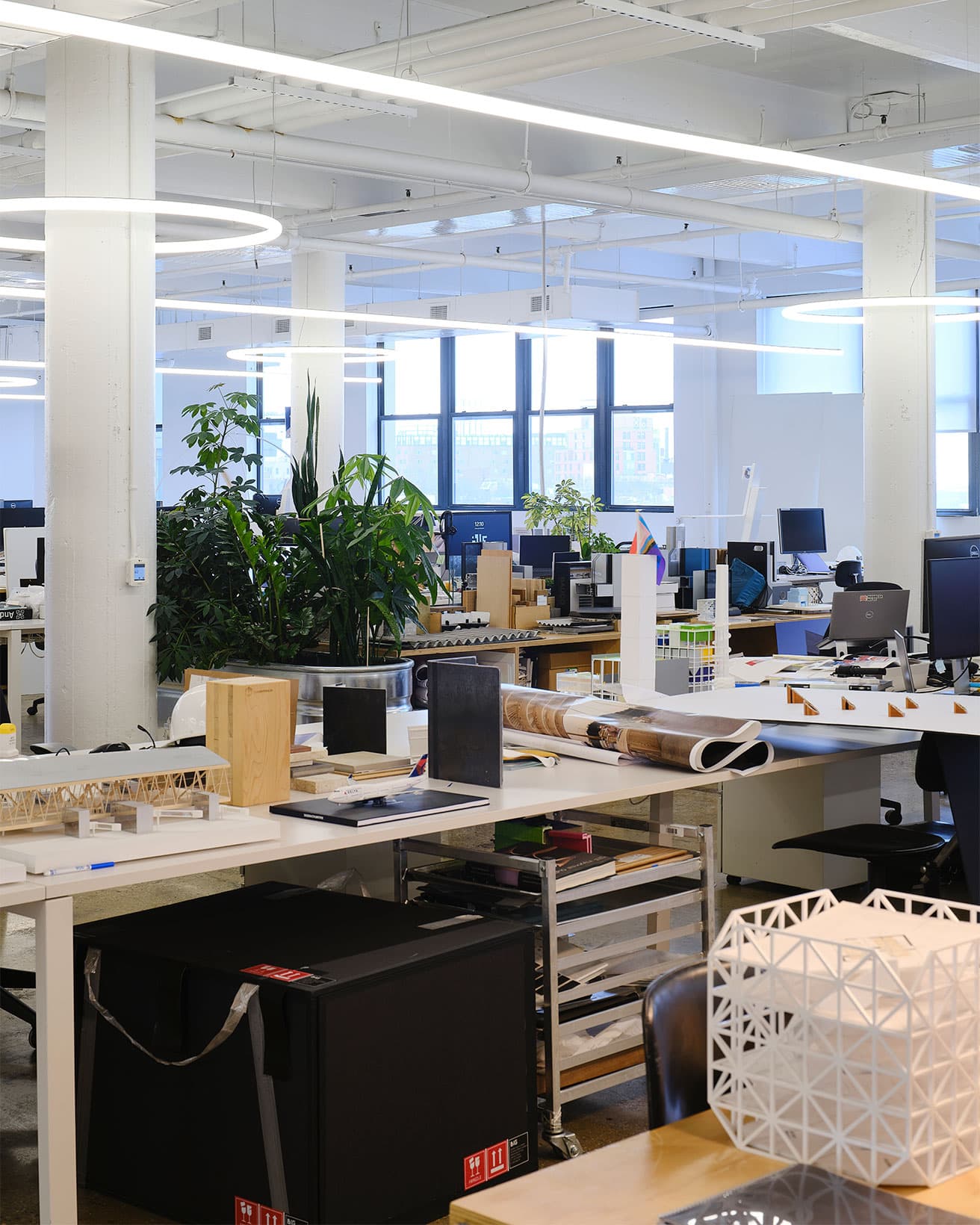 ブルックリンのDUMBO地区にあるBIGのニューヨーク事務所。