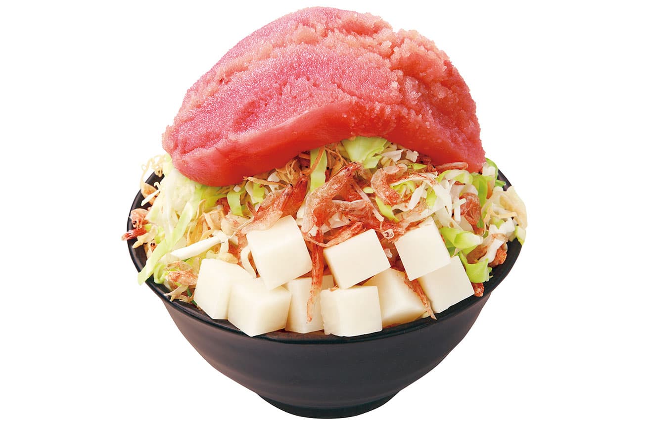 定番の明太子もちもんじゃ。