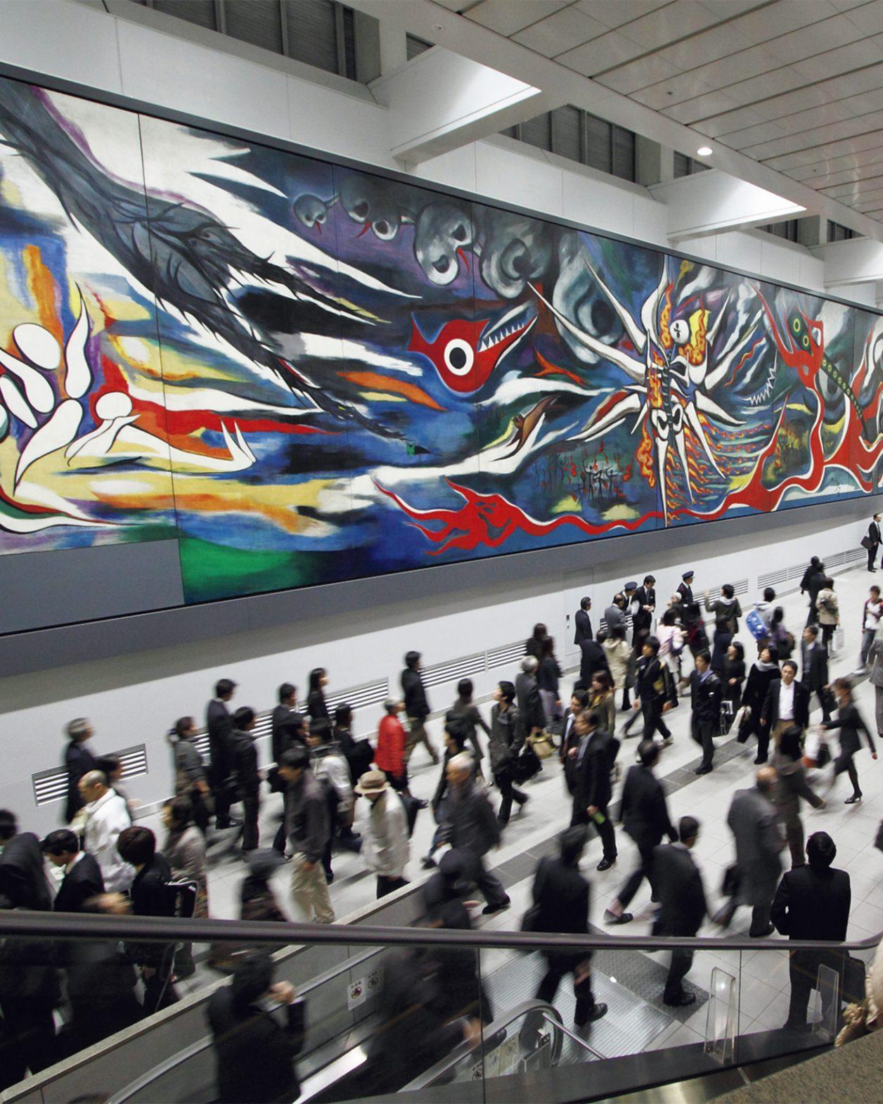 岡本太郎による巨大壁画《明日の神話》が絶賛修復中です！