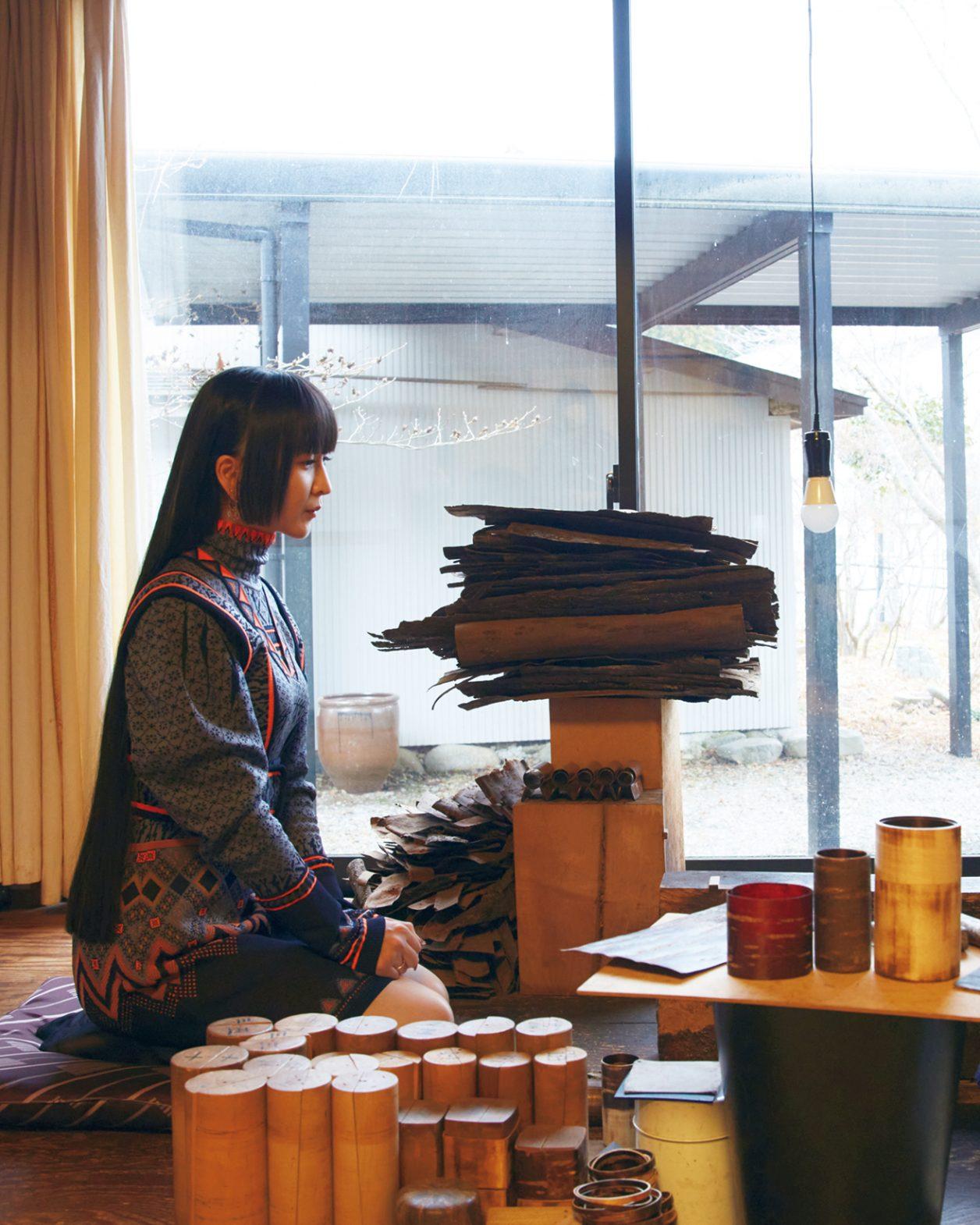Kokontozai: KASHIYUKA’s Shop of Japanese Arts and Crafts — Wild Cherry Bark Tea Canister