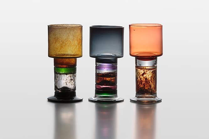 フィンランド・デザインの巨匠、カイ・フランクがデザインしたガラス製品。《KF486》ゴブレット 1968-71年/吹きガラス/ヌータヤルヴィ・ガラス製作所/タウノ&リーサ・タルナ・コレクション photo by ©Rauno Träskelin